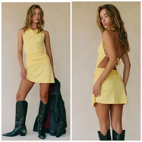 Free People Dresses & Skirts - NWT Free People Good Feels Cowl-Neck Mini